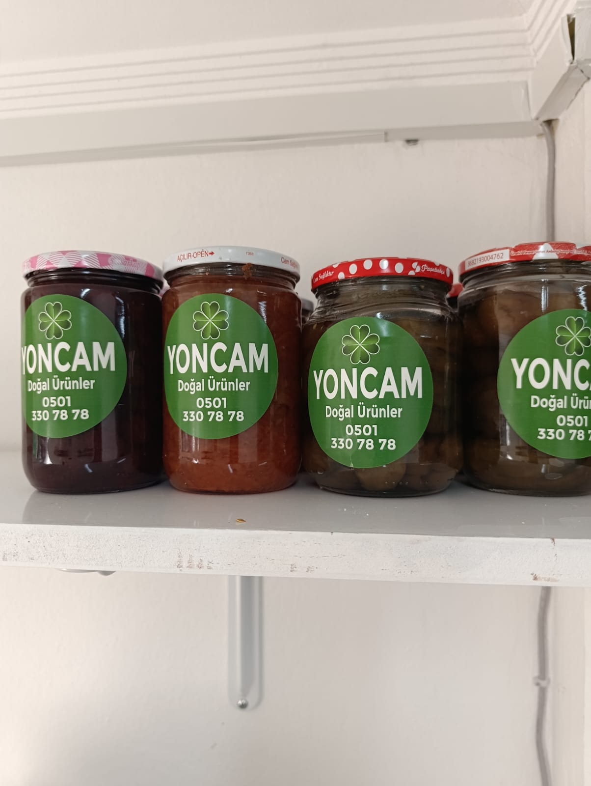 Yoncam kavanoz ürünleri